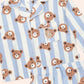 Dream Blue Classic Hux Stripe Sleep Set