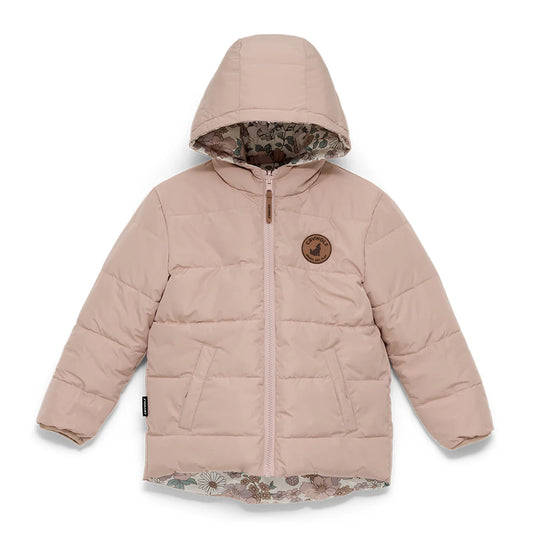 Reversible Eco-Puffer Daisy Floral