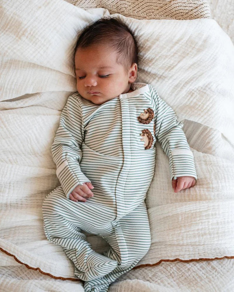 TOBY LS HEDGEHOG ONESIE