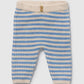 Frosted Blue Stripe Leggings