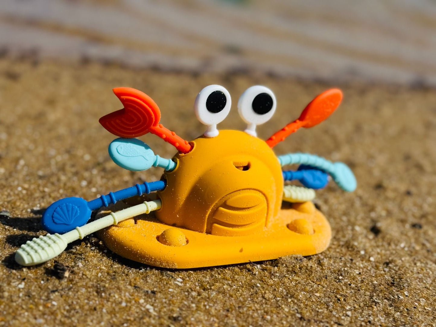 Silicone Pull String Crab