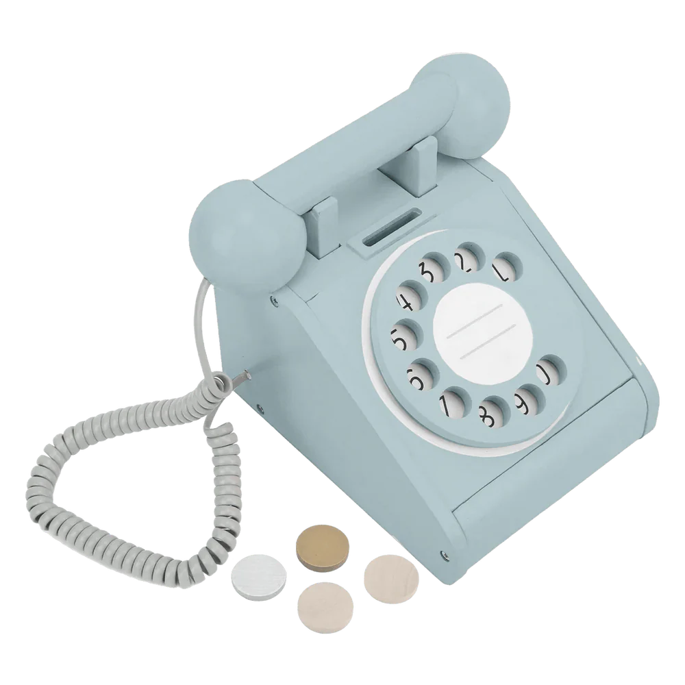 Wooden Rotary Telephone