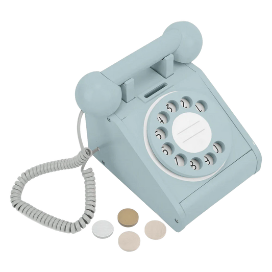Wooden Rotary Telephone
