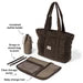 Everyday Tote - Chocolate Brown Corduroy