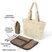 Everyday Tote - Cream Corduroy