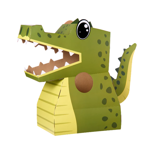 3D Cardboard Crocodile Costume Kit - Billie the Crocodile