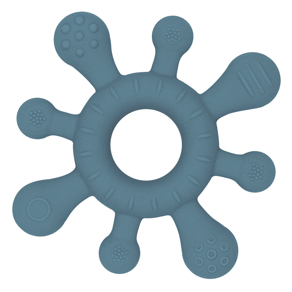 Silicone Splash Teethers | Steel Blue