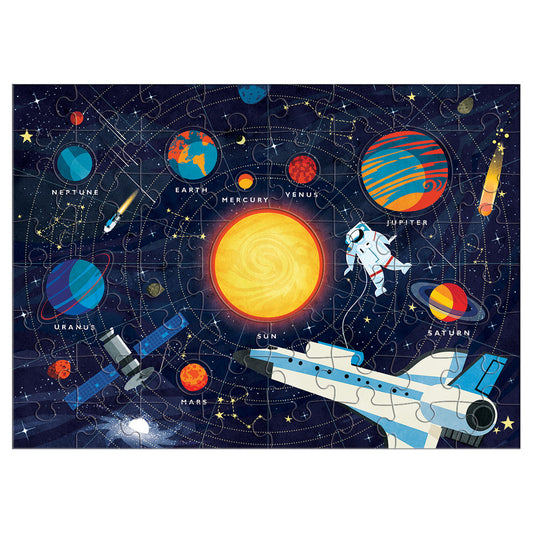 Mudpuppy 70 Pc Geography Puzzle Solar System