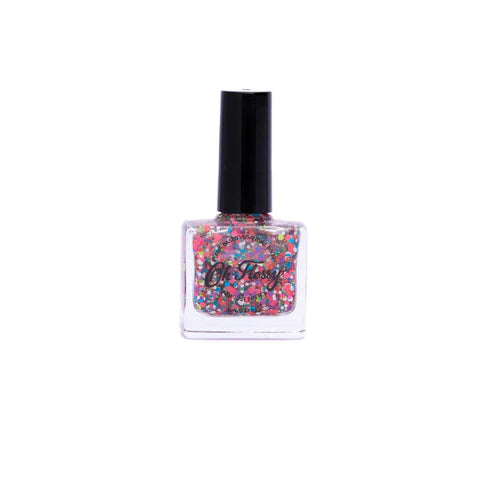 Oh Flossy Nail Polish - Courageous Multi Coloured Glitter