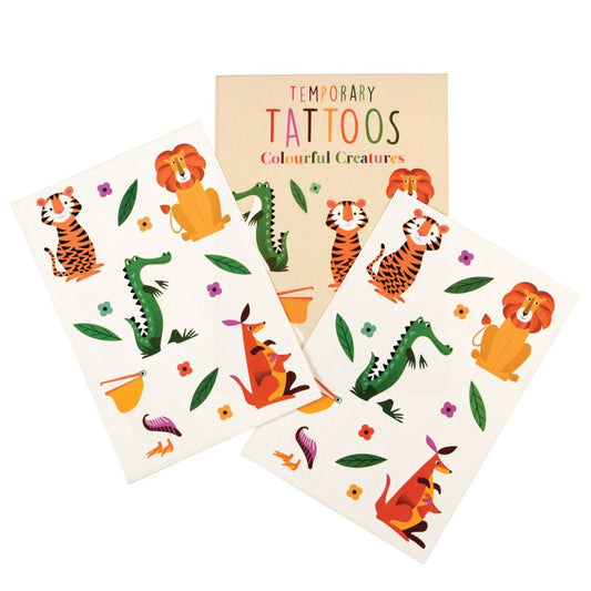 Rex London Temporary Tattoos – Colourful Creatures