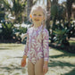 LONG SLEEVE SWIMSUIT Lilac Palms