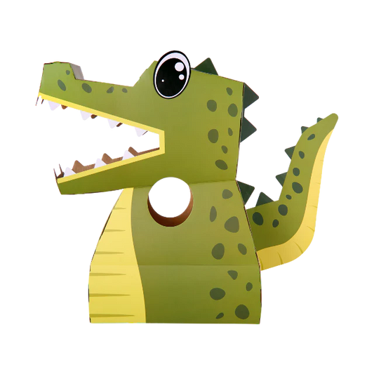 3D Cardboard Crocodile Costume Kit - Billie the Crocodile