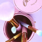 Oh Flossy 5 Piece Rainbow Makeup Brush Set