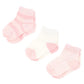 3 PK SOCKS - PINK MULTI