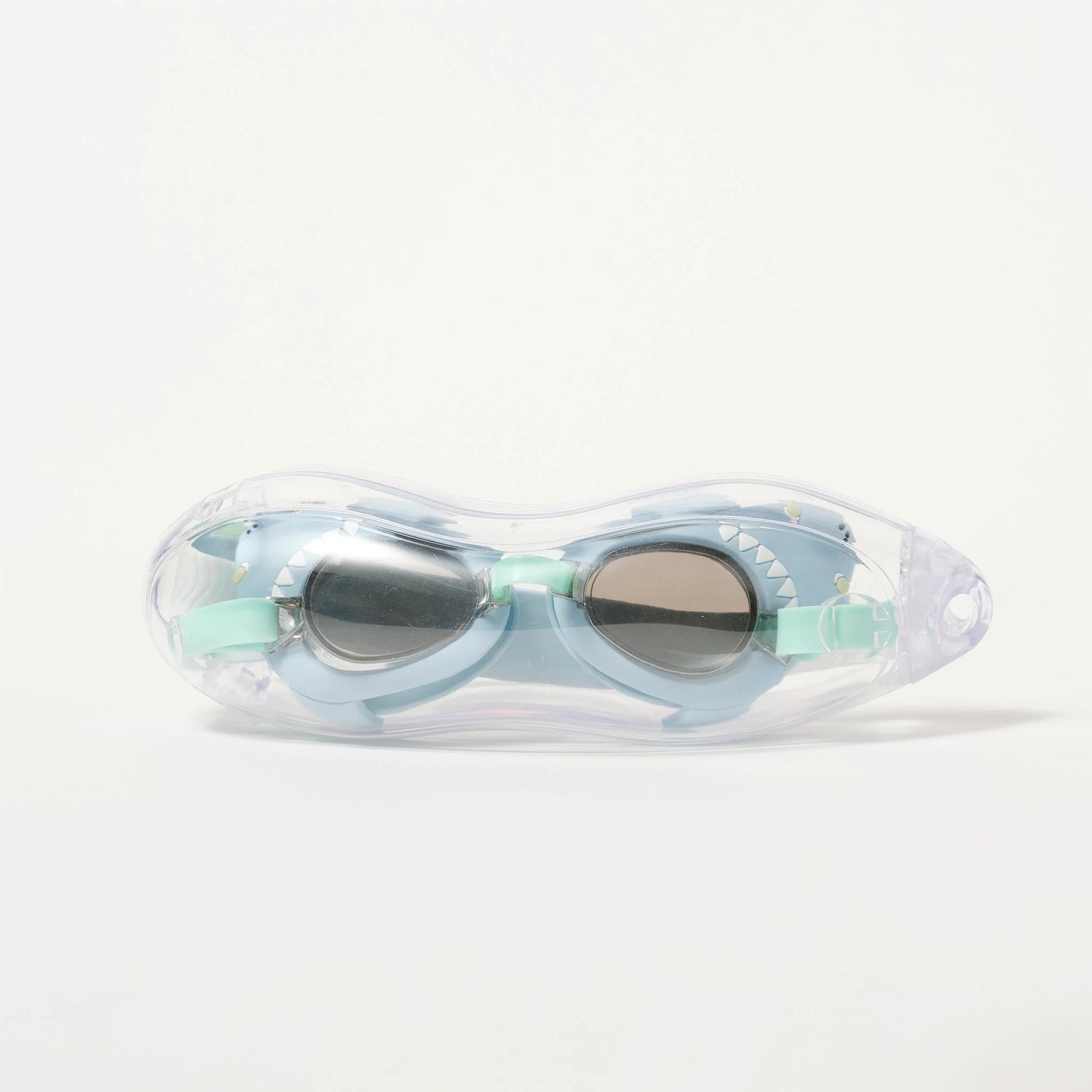 Mini Swim Goggles | Salty the Shark Aqua