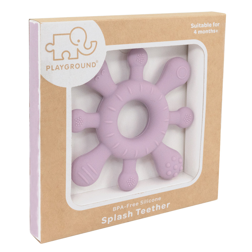 Silicone Splash Teethers | Dusty Mauve