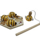 Wooden Bee Fishing Game