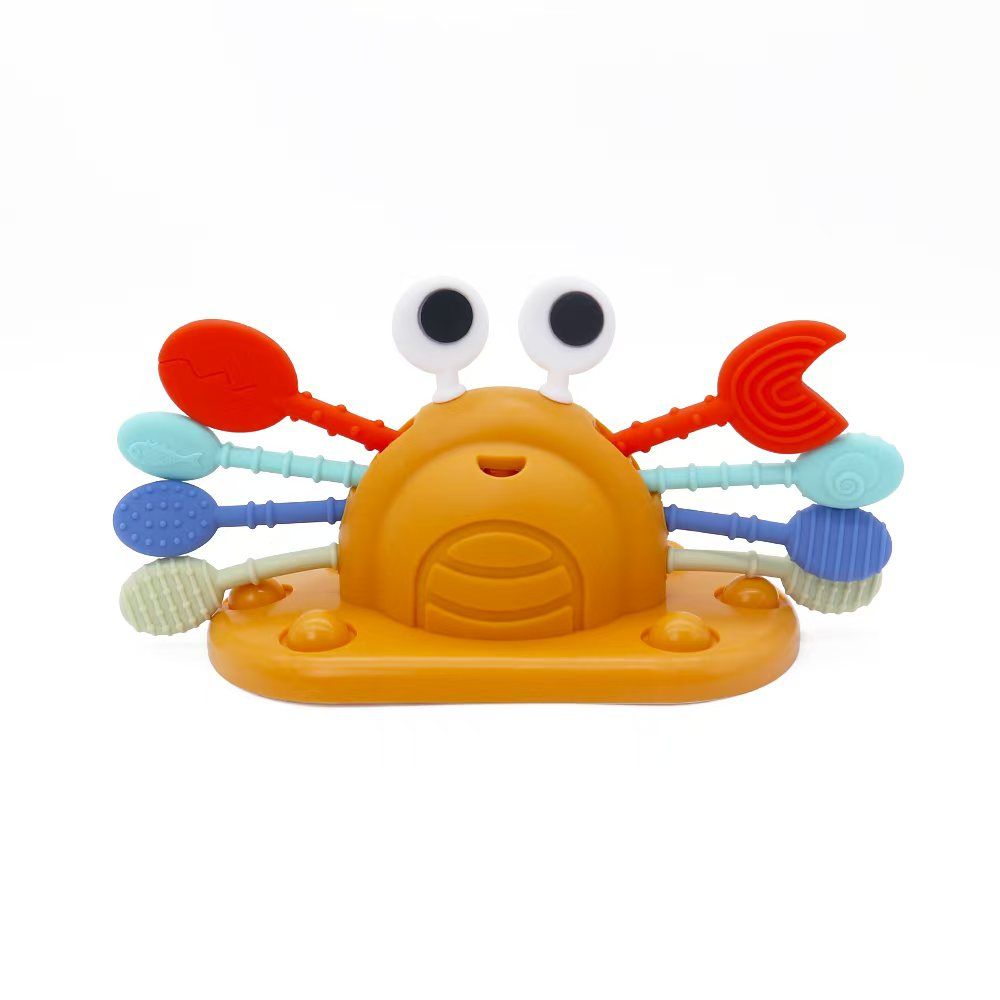 Silicone Pull String Crab