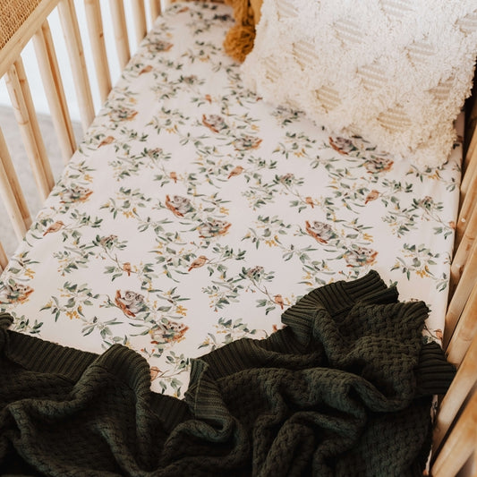 Eucalypt | Fitted Cot Sheet