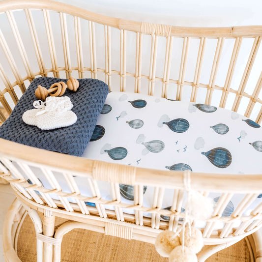 Cloud Chaser | Fitted Bassinet Sheet