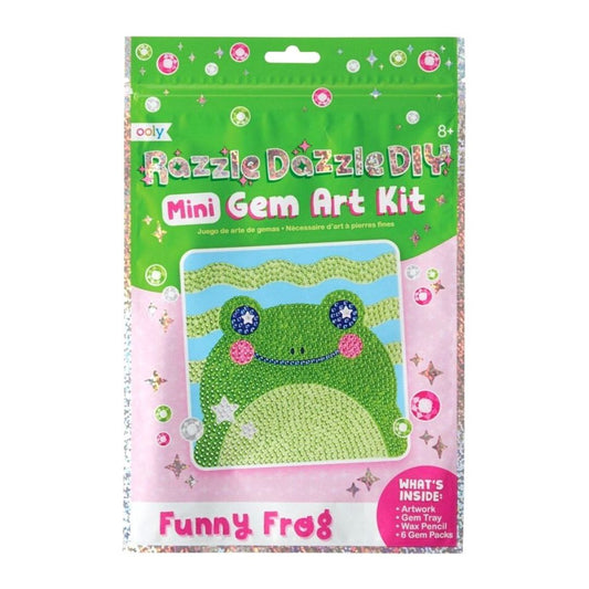 Ooly Razzle Dazzle Mini DIY Gem Art Kit – Funny Frog