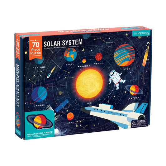 Mudpuppy 70 Pc Geography Puzzle Solar System