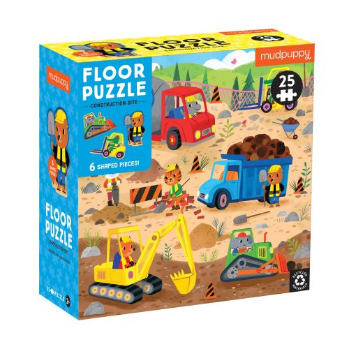 Mudpuppy 25 Pc Floor Puzzle – Construction Site