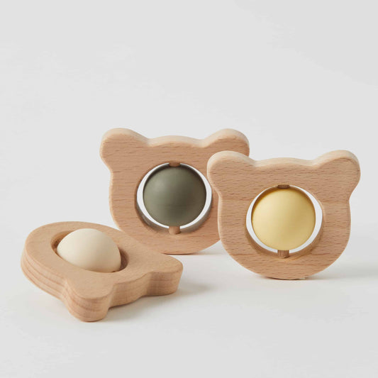 Bowie Bear Teether | Vanilla | Butter | Gumnut