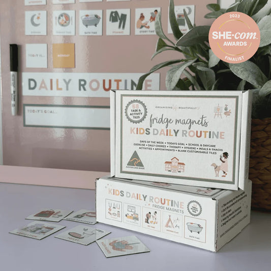 Kids | Daily Routine Magnets | Visual activity and task guide