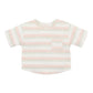 STRIPE TERRY LONG SLEEVE TEE