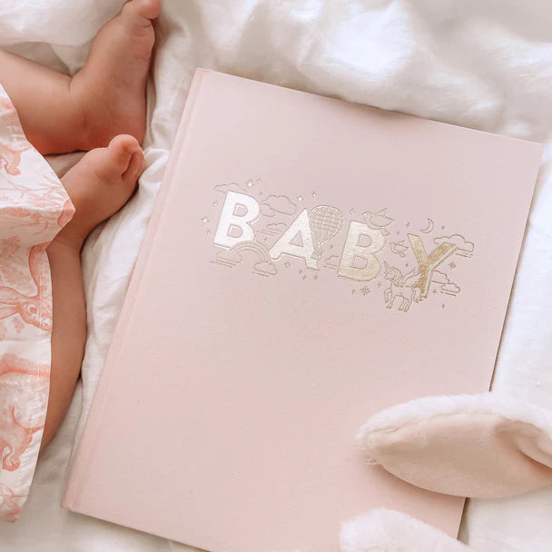 BABY BOOK ROSE BOXED