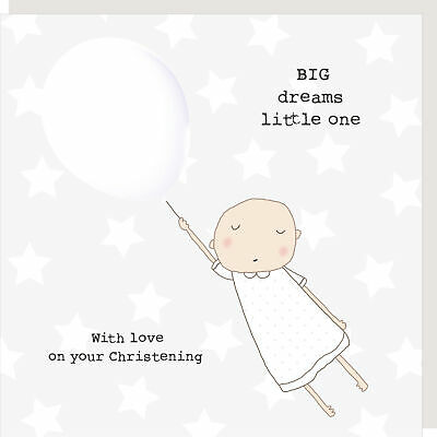 Big Dreams little One With Love on your Christening