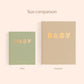 Mini Baby Book Sage Boxed