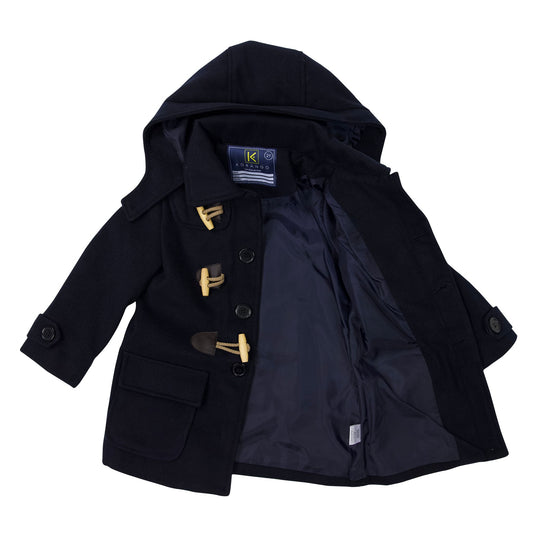 Classic Boy Overcoat Navy