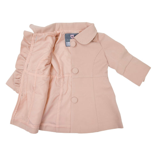 Pink Frill Overcoat
