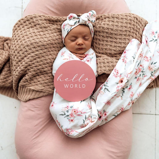 Camille | Baby Jersey Wrap Set