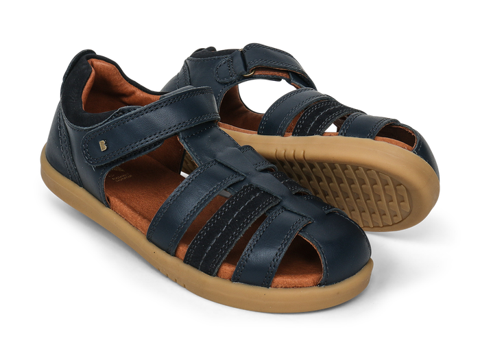 ROAM Navy Leather Sandals