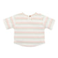 STRIPE TERRY LONG SLEEVE TEE