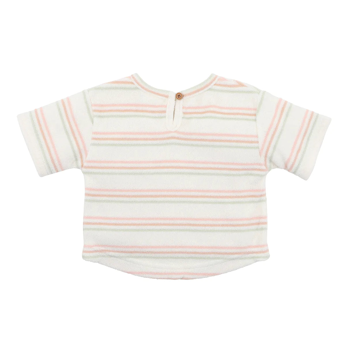 STRIPE TERRY LONG SLEEVE TEE