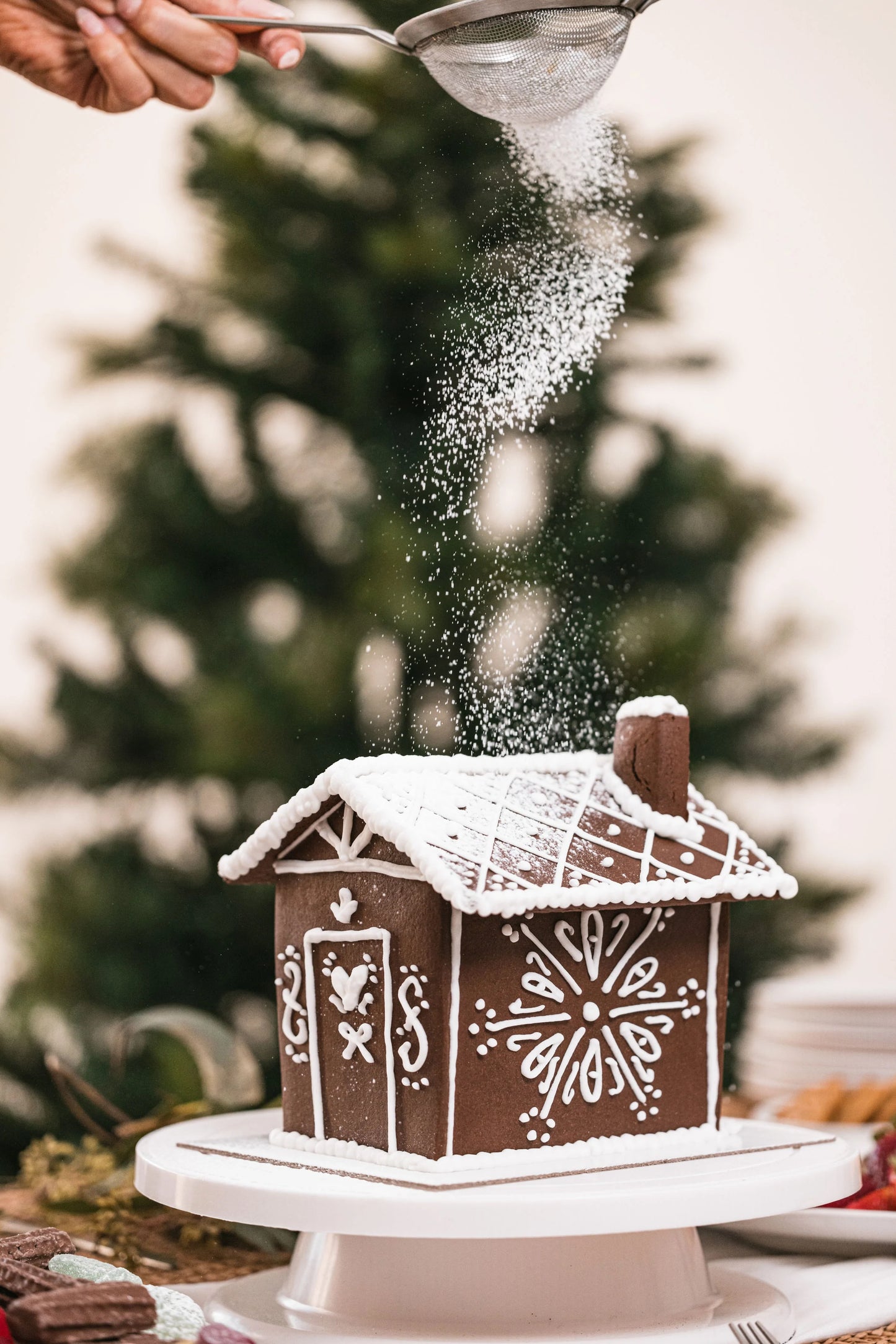 Chocolate Gingerbread House Kit 600g Willow & Reed