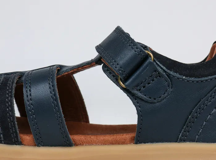 ROAM Navy Leather Sandals